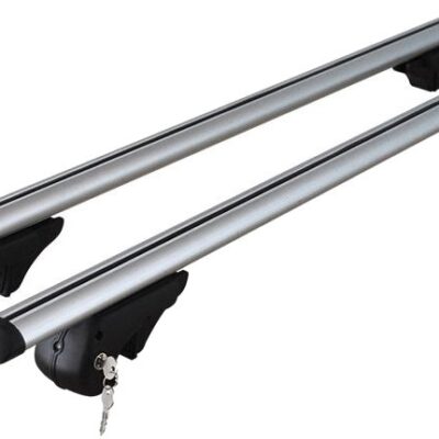 Supports toits ensemble de barres de toit en aluminium 120 cm argent - Menabo