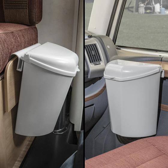Storage poubelle avec couvercle 6 litres 29,5 cm gris clair - ProPlus – Image 7