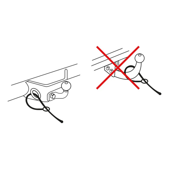 Breaking cables câble de rupture pour frein à roue libre 100 cm rouge - ProPlus – Image 7