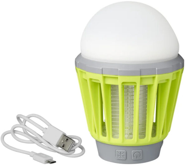 Camping lamps lampe camping & insectes 2-en-1 rechargeable vert/gris - ProPlus – Image 3