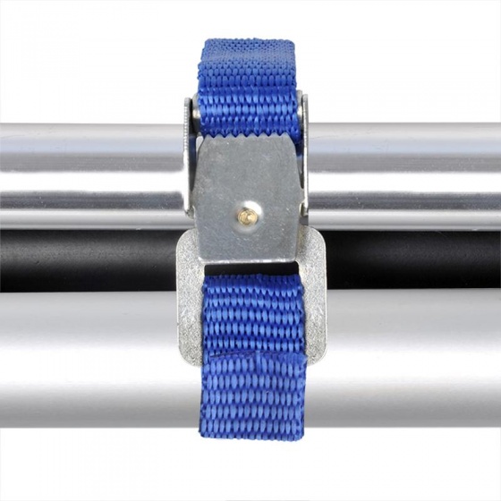 Bike carrier accessories sangles vélo avec boucle en métal 40cm bleu 4 pièces - ProPlus – Image 3