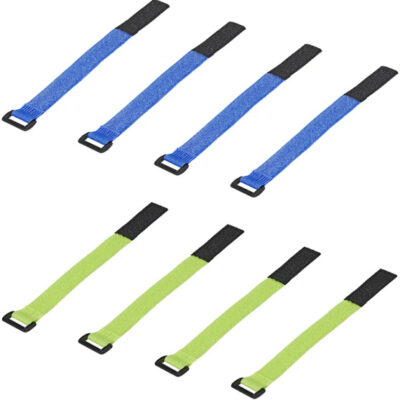 Câbles relieurs colliers de serrage velcro 8 pcs bleu/vert - ProPlus