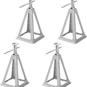 Caravan feet set de stabilisateurs d'angle pour caravane jusqu'a 3600 kg aluminium 4 pieces - ProPlus