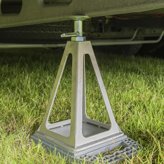 Caravan feet set de stabilisateurs d'angle pour caravane jusqu'a 3600 kg aluminium 4 pieces - ProPlus – Image 7