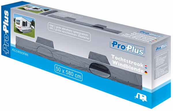 Ventilation strips bande coupe-vent avec compartiments de rangement 580 cm polyester gris - ProPlus – Image 7