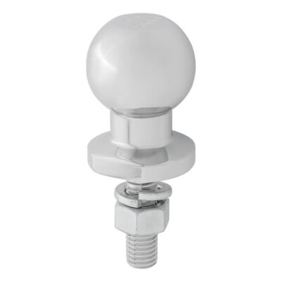 Towballs boule d'attelage 50 mm acier droit M16 x 55 mm argenté - ProPlus