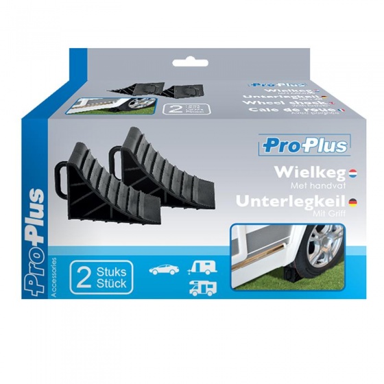 Wheel chocks cale de roue en plastique avec poignée 16,5 cm noir 2 pièces - ProPlus – Image 7