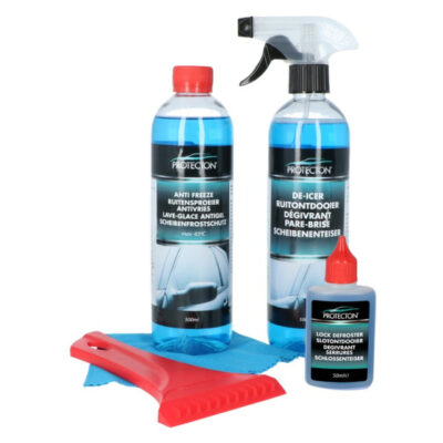 Antigel liquide Set d'hiver 5 pièces voiture 500 ml bleu - Protecton