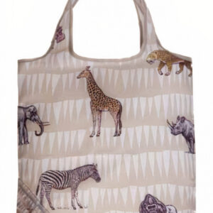 Acheteurs shopper girafe 12 litres 38 x 38 cm polyester brun - Punta
