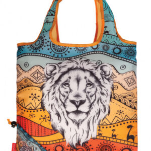 Acheteurs sac à dos lion 12 litres 38 x 38 cm polyester bleu/rouge - Punta