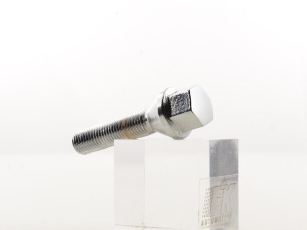 Jeu de boulons de roue (8 pièces), longueur d'arbre 43 mm, collier conique, chrome M12x1,5 - – Image 7
