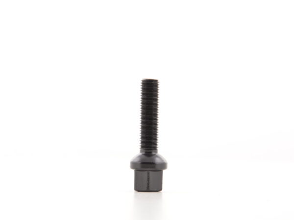 Jeu de boulons de roue (8 pièces) Longueur d'arbre 45 mm collier sphérique noir M12x1,5 -
