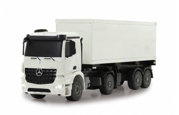 Véhicules RC RC Mercedes-Benz Arocs camion porte-conteneurs 2.4 Ghz blanc 1:20 - JAMARA – Image 2