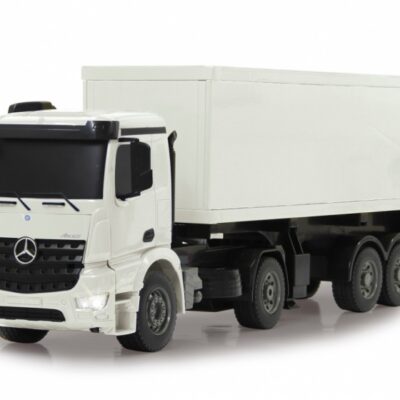Véhicules RC RC Mercedes-Benz Arocs camion porte-conteneurs 2.4 Ghz blanc 1:20 - JAMARA
