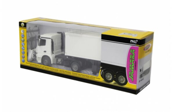 Véhicules RC RC Mercedes-Benz Arocs camion porte-conteneurs 2.4 Ghz blanc 1:20 - JAMARA – Image 7