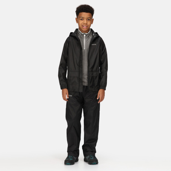 Pantalons de pluie pantalon de pluie Pack It junior noir taille 7-8 ans - Regatta – Image 7