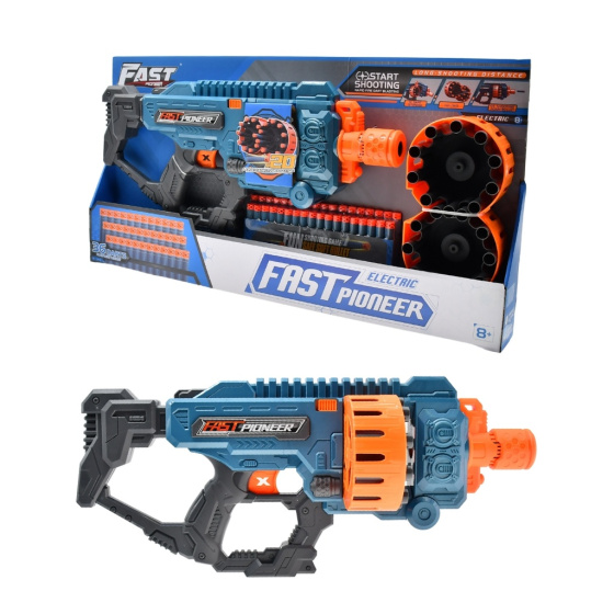 Shooting toys Pistolet jouet avec chargeur rotatif - 36 balles - Fast Pioneer – Image 6