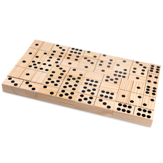 Catch & Throw games jeux de jardin en bois 4-en-1 Kubb/Domino/Jenga - Grasshopper – Image 3