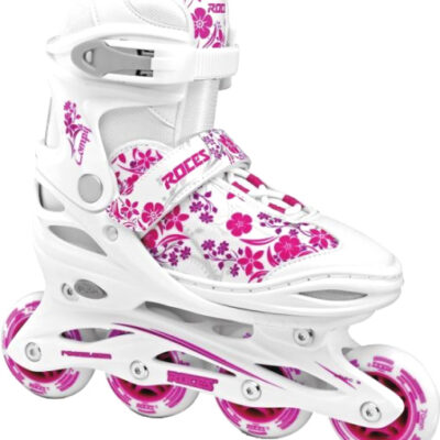 Patins à roulettes en ligne Compy 8.0 inline skates softboot girls white/pink size 34-37 - Roces