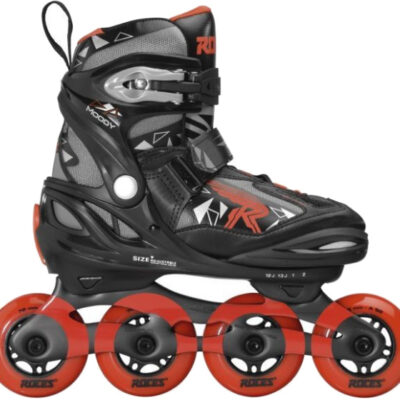 Patins à roulettes en ligne Moody Tif patins à roues alignées noir/rouge taille 36-40 - Roces