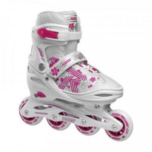 Patins à roulettes en ligne patins à roues alignées Jokey 3.0 softboot 82A blanc/rose mt 38-41 - Roces