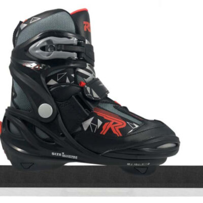 Patins de figure V- Ice 4.0 patins ajustables noir/rouge taille 30-35 - Roces