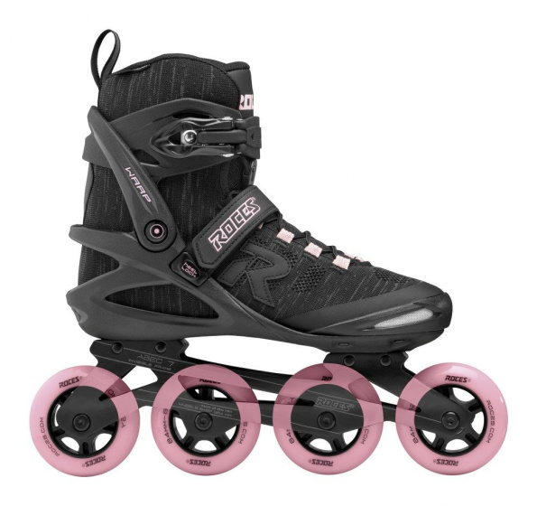 Patins à roulettes en ligne Warp Thread W TIF 84 Patins à roues alignées dames noir/rose taille 37 - Roces – Image 2