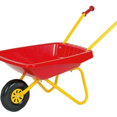Brouettes Brouette pour enfants en plastique avec cadre en métal rouge - Rolly Toys