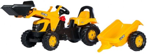 Pedal tractors escaliers tracteur RollyKid JCB junior jaune / noir - Rolly Toys – Image 3