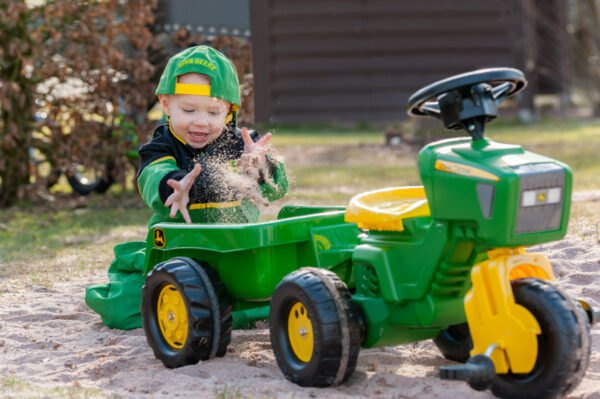 Pedal tractors tracteur escaliers RollyTrac John Deere junior vert - Rolly Toys – Image 4