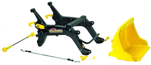 Pedal tractors chargeur frontal RollyTrac junior jaune/gris - Rolly Toys – Image 3