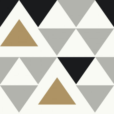Wallpaper Peel and Stick Papier peint Geo.-T 503 cm Vinyl Grey - RoomMates