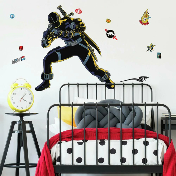 Wall decals GI Joe Retro Snake Eyes Sticker mural 93 cm 16 pièces - RoomMates – Image 9