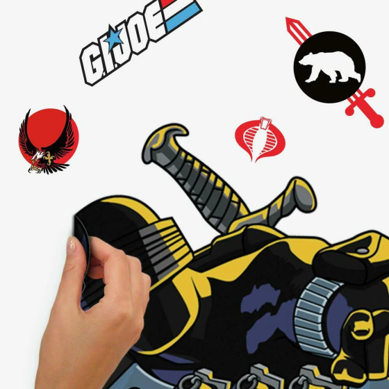 Wall decals GI Joe Retro Snake Eyes Sticker mural 93 cm 16 pièces - RoomMates – Image 5