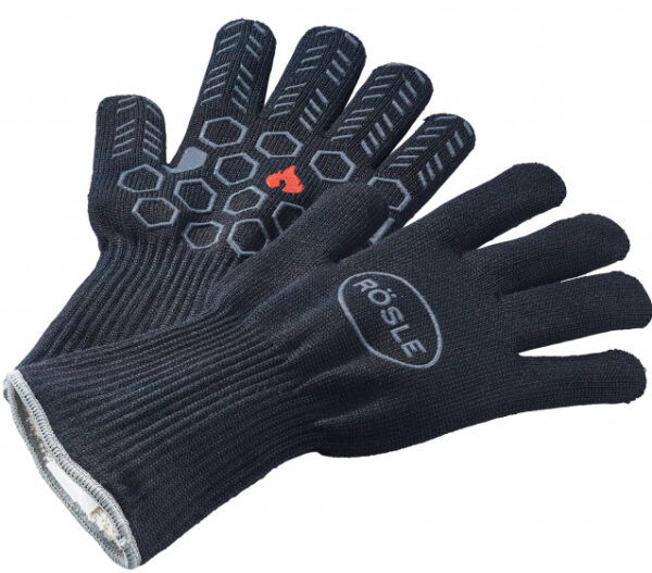 Oven gloves Premium gants de barbecue 33,5 cm noir 2 pcs - Rösle – Image 2
