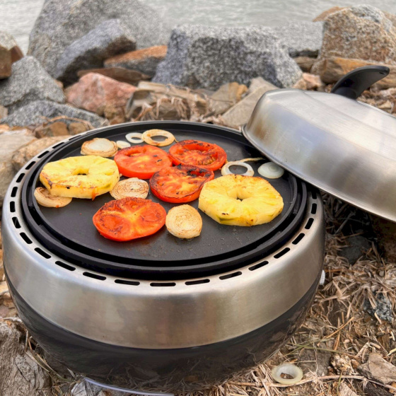 Gourmet sets Plaque de barbecue en aluminium double face 29 x 29 cm - Bbq2go – Image 5