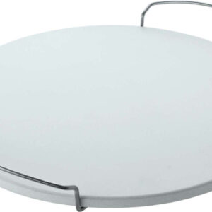 Pizza stones Pierre à pizza BBQ 46.5 x 41 cm Blanc/Argent - Rösle