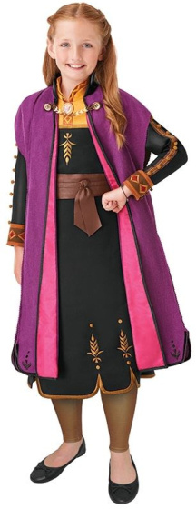 Habillage Anna Frozen II costume 4 pièces violet taille 128 - Rubie's – Image 2