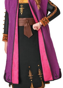 Habillage Anna Frozen II costume 4 pièces violet taille 128 - Rubie's