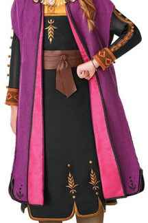 Habillage Anna Frozen II costume 4 pièces violet taille 128 - Rubie's