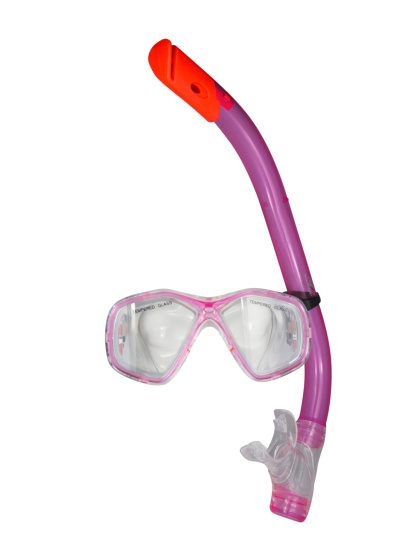 Lunettes de natation Bergen III set de tuba junior rose - Rucanor – Image 2