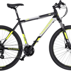 VTT Hardtail Lux 27.5 Pouces 51 cm Homme 24SP Hydraulique Frein à disque Noir/Jaune - Rucanor