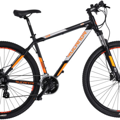 VTT Hardtail Lux 29 Pouces 48 cm Homme 24SP Hydraulique Frein à disque Noir/Orange - Rucanor