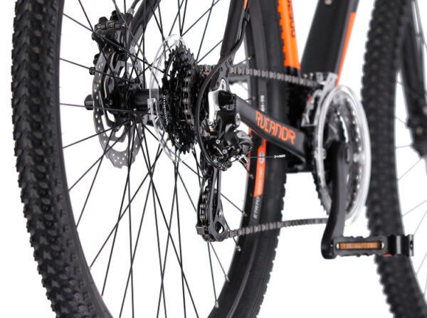 VTT Hardtail Lux 29 Pouces 53 cm Homme 24SP Hydraulique Frein à disque Noir/Orange - Rucanor – Image 10