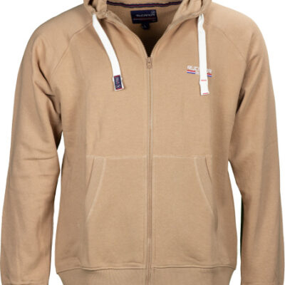 Fitness vestes Sky sweatvest à capuche non brossé hommes beige taille XXL - Rucanor