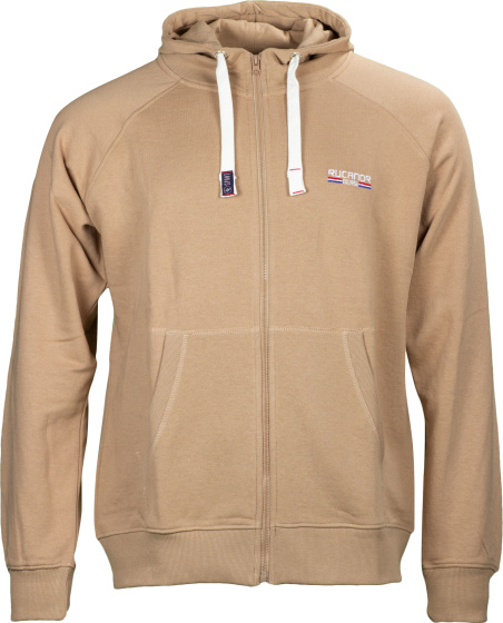 Fitness vestes Sky sweatvest à capuche non brossé hommes beige taille S - Rucanor – Image 3