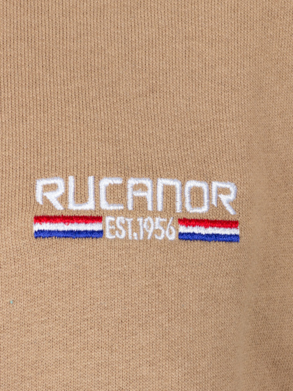 Fitness vestes Sky sweatvest à capuche non brossé hommes beige taille S - Rucanor – Image 4