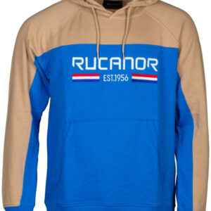 Pullovers Trevor pull à capuche homme bleu/beige taille M - Rucanor