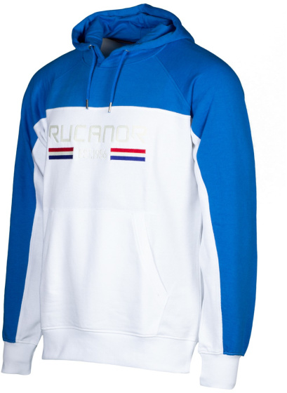 Pullovers Trevor sweat-shirt à capuche homme bleu/blanc taille M - Rucanor – Image 3