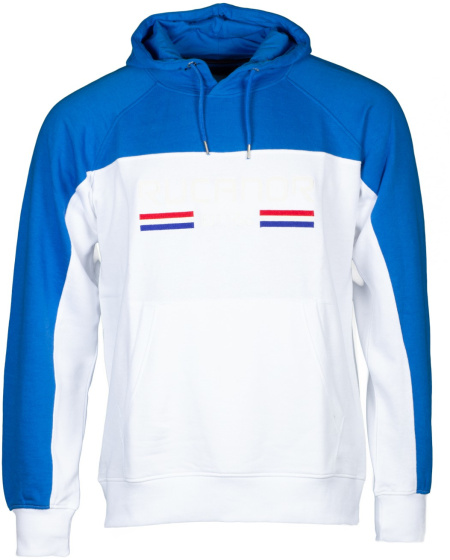 Pullovers Trevor sweat-shirt à capuche homme bleu/blanc taille M - Rucanor – Image 2